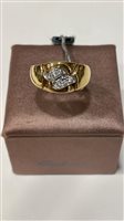 Ring Salvini Woman in Yellow Gold Diamante 0.08 Ct SAB35839 - SAB35839